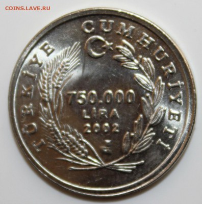С РУБ.ТУРЦИЯ 750.000 лир 2002г.UNC. КОЗА АНГОРА до 18.01 - IMG_5967.JPG
