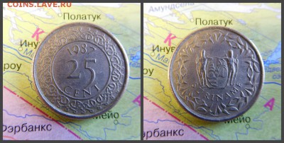 Суринам 25 центов, 1987 - 3