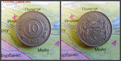 Гайана 10 центов, 1967 - 6