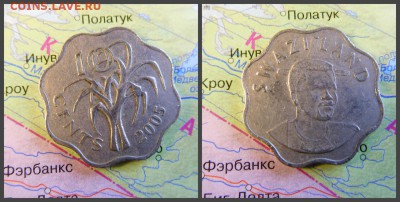 Свазиленд 10 центов, 2005 - 7