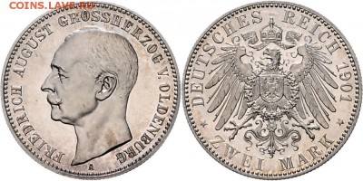 2 марки 1901 Ольденбург - coin-image-2_Mark-Silver-Grand_Duchy_of_Oldenburg_(1814_1918)-_6IKbzbieZkAAAFRcZJau1dp