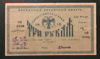 3р 1918г, Туркестанского края, до 18.01.2019 в 22.00 - BBF1A13F-D48D-48F3-8E57-DDDBAD6C109A