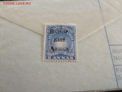 Британская Восточная Африка 1895г с надпечаткой, 8 Анна - 151