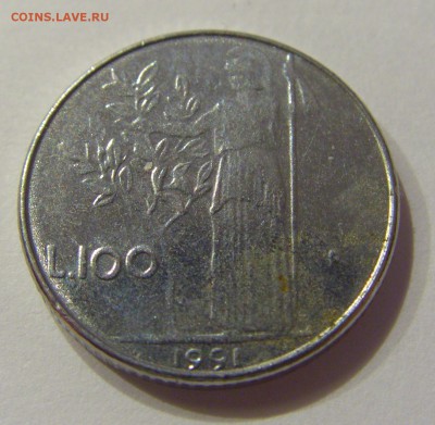 100 лир 1991 Италия №1 19.01.2019 22:00 МСК - CIMG2948.JPG