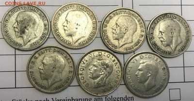 7 монет Великобритания 6 пенсов - 0329F336-89CA-421E-9616-54BC11711FAD