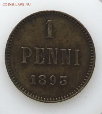 1 пенни 1893 г До 18.01.2019 22.00 по МСК - A4395E62-E797-48F3-8F26-B75715A64960