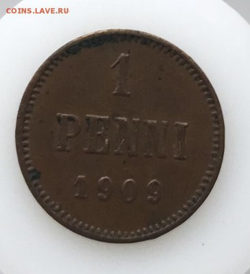 1 пенни 1909 г До 18.01.2019 22.00 по МСК - 4C0F9190-1449-4731-AC02-A6A1FA9BEFFE