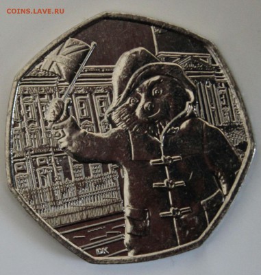 С РУБ.БРИТАНИЯ 50 пенсов 2018г.МЕДВЕДЬ у ДВОРЦА до 20.1 - IMG_6125.JPG