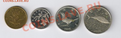 ХОРВАТИЯ-4 монеты до 08.06.2011г 21-00 - ХОРВАТИЯ-4 монеты