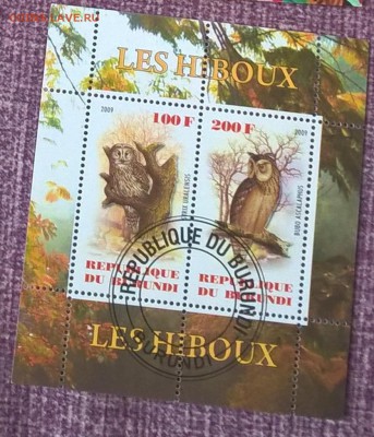 Бурунди 2009 совы 2м лист - 30