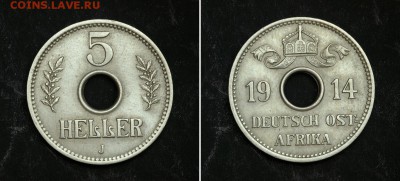 Монеты с отверстием в центре - 5_Геллер-Никель_Мед1914