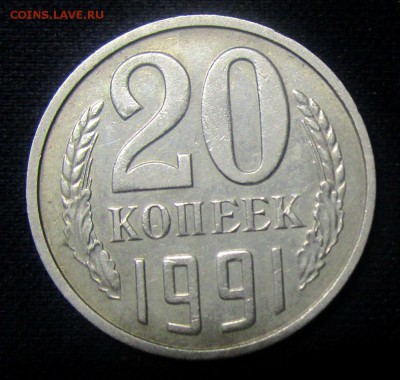 20 копеек 1991 М - шт.3.3  17 01 2018 в 22-00 мск - IMG_8086.JPG