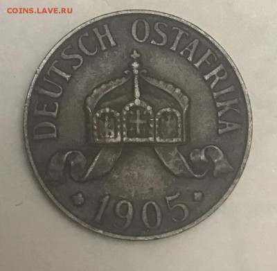 Немецкая Оси-Африка 1 Хеллер 1905 - 1427277A-52B4-40FB-B247-096977D4F48C