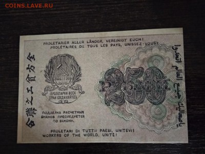 250 рублей РСФСР 1919 год до 18.01.19г - 112