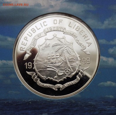 Либерия 10 долларов 1999 Парусник экспедиция RA буклет - Буклет (1).JPG
