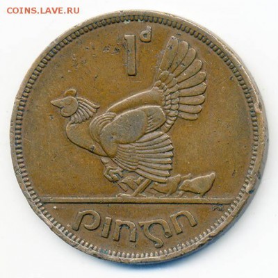 Ирландия 1 пенни 1941 - Ирландия_1пенс-1941_Р