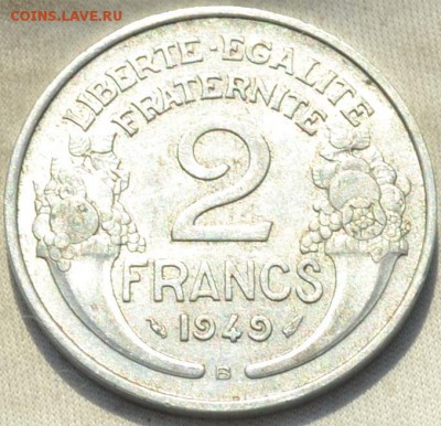 Франция 2 франка 1949. 19. 01. 2019. в 22 - 00. - DSC_0194