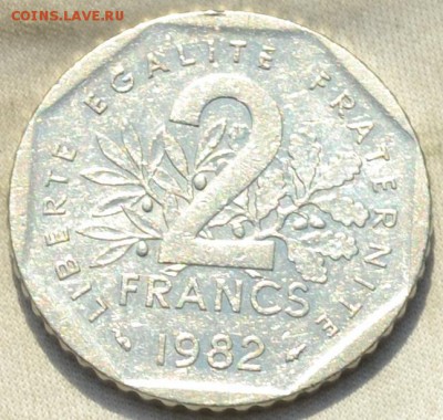 Франция 2 франка 1982 . 19. 01. 2019. в 22 - 00. - DSC_0200