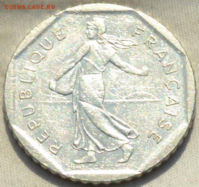 Франция 2 франка 1982 . 19. 01. 2019. в 22 - 00. - DSC_0201