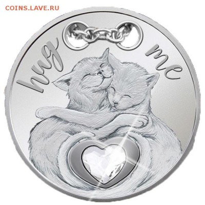 Кошки на монетах - 500 f 19 Hug Me - 1