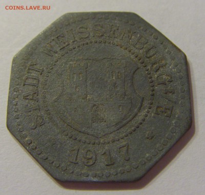 Нотгельд 10 пфеннигов 1917 Вейсенбург №1 19.01.19 22:00 М - CIMG3629.JPG