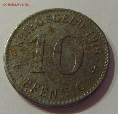 Нотгельд 10 пфеннигов 1919 Тройхтлинген №1 23.01.19 22:00 М - CIMG3687.JPG