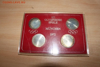 германия 1972 олимпиада набор 10 марок серебро - 405210312-orig