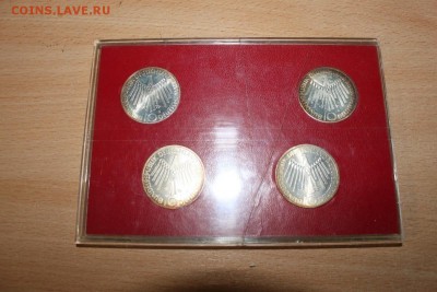 германия 1972 олимпиада набор 10 марок серебро - 405210307-orig