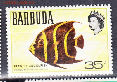 Барбуда 1968 рыбы 1м 35ц - 345