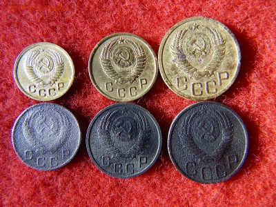 1,2,3,10,15,20 копеек 1951г. 6 шт. - DSCN2290[1].JPG