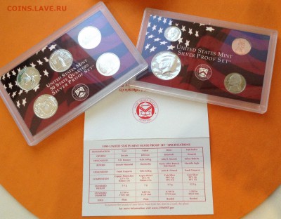 США. Годовой набор 1999 г. Silver proof set. до 24.01.19г - FullSizeRender (7)