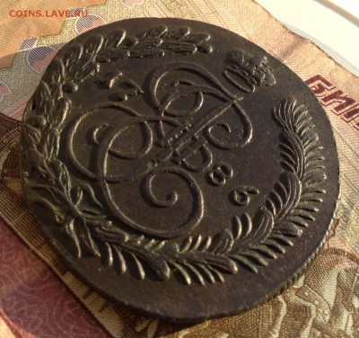 5 копеек 1786 г. КМ - image