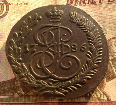 5 копеек 1786 г. КМ - image