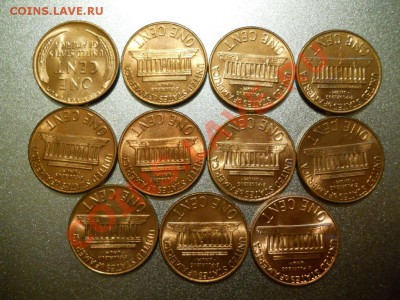 ЦЕНТЫ США В UNC с 1958 по 1985!!! 11 разных монет + бонус! - DSCN2161.JPG