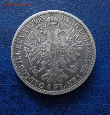 Австрия 1 флорин 1860  до 22.01 - DSC00378.JPG