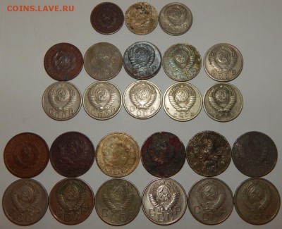Ранние Советы 10,15,20 коп. 1931-62гг.,25 шт.,до 22:30 20.01 - 10-15-20-1931-62 25 ШТУК -10.JPG