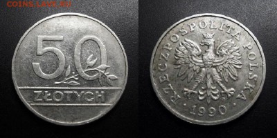 МОНЕТЫ МИРА 01-19 - Польша – 50 злотых (1990) №2