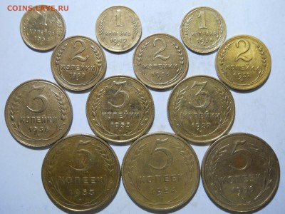 1,2,3,5копеек 1936-1957. 12штук.до23.01.2019в 22-00 по мск - DSCN4028.JPG