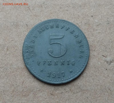 Ашшафенбург 5 пфеннигов 1917 до 22-00 23.01 - IMG_20190120_132205266~2