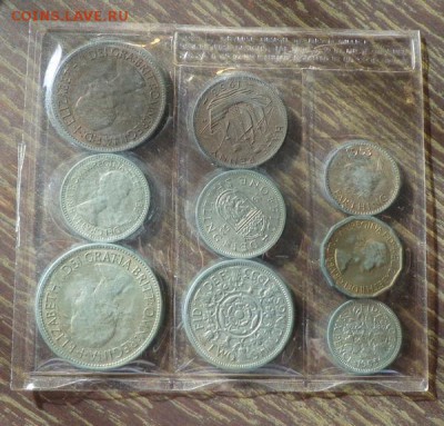 АНГЛИЯ - оф. коронационный наб. 1953 запайка до 27.01, 22.0 - Англия коронационный набор 1953 Елизавета