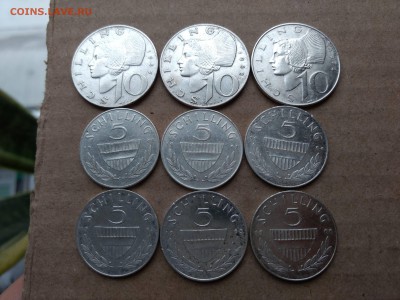 Австрия 5 и 10 шиллингов 1957-1972 ФИКС до 23.01 - IMG_20190120_094228253