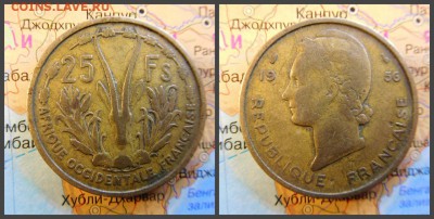 Французская Западная Африка 25 франков, 1956 - 4
