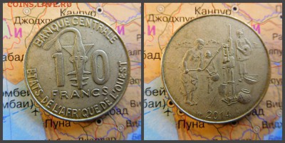 Западная Африка (BCEAO) 10 франков, 2014 - 5