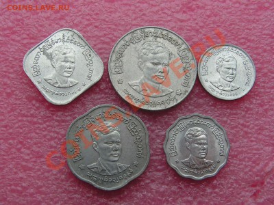 -Иностранных монет наборы- - Бирма 1966-80р.JPG