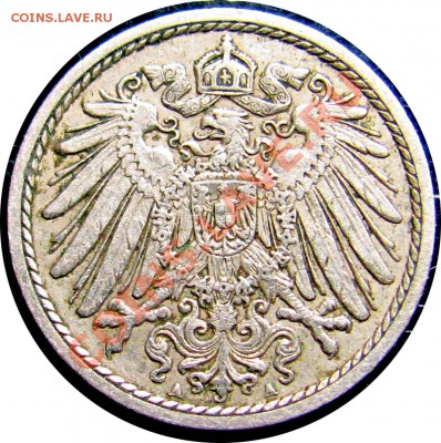 A28 Германия 5 пфеннигов 1911A до 10.06 в 21°° - A28 5 1911A_2