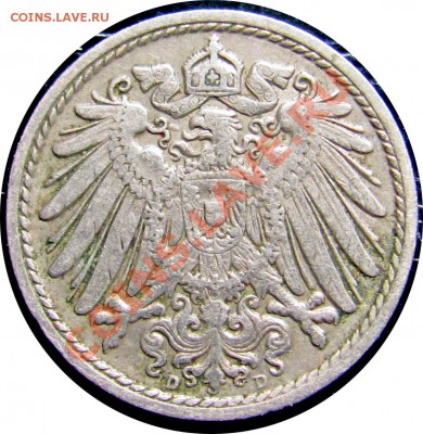A29 Германия 5 пфеннигов 1912D до 10.06 в 21°° - A29 5 1912D_2