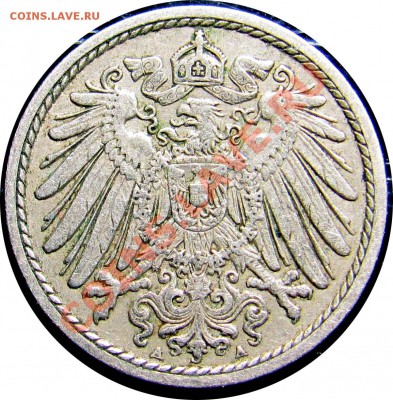 A30 Германия 5 пфеннигов 1908A до 10.06 в 21°° - A30 5 1908A_2