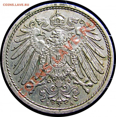 A32 Германия 10 пфеннигов 1914A до 10.06 в 21°° - A32 10 1914A_2