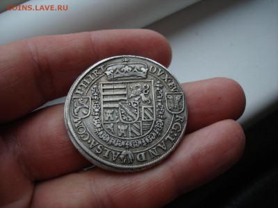 СРЕДНЕВЕКОВЫЙ ТАЛЕР, ХАБСБУРГ 1564 - 1595 На подлинность...? - DSC00003.JPG