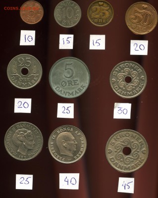 Дания.Норвегия.Швеция.Разные номиналы.  до 27.1.  22.00 мск - img154